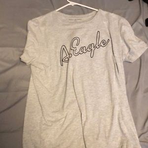 Grey logo t shirt
